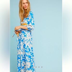 Maeve belted kimono dress